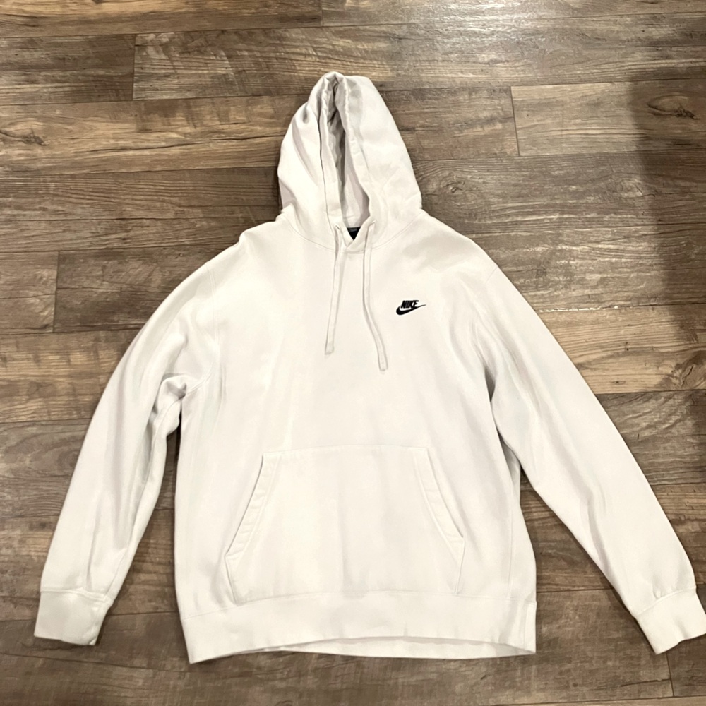 Nike white hoodie